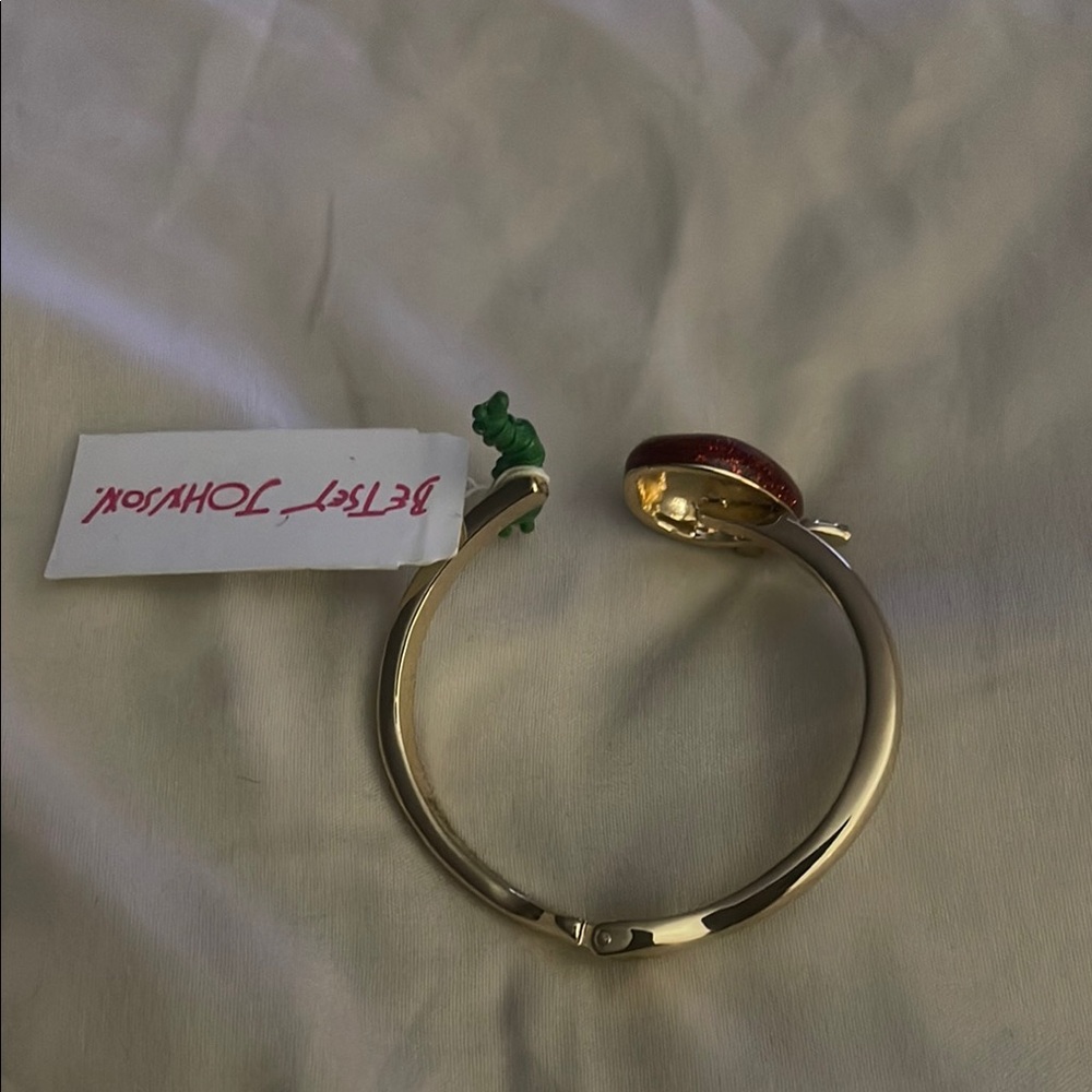 Betsey Johnson Red and Green Brooch with Vintage Charm - Picture 4 of 4